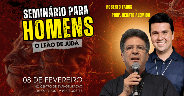 Imagem do evento SEMINÁRIO PARA HOMENS - O LEÃO DE JUDÁ