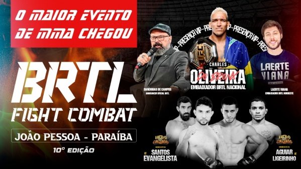 Imagem do evento BRTL FIGHT COMBAT - JOÃO PESSOA