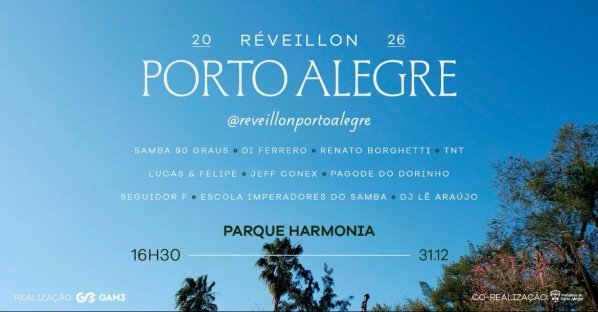 Imagem do evento Réveillon de Porto Alegre - 31.12.2025