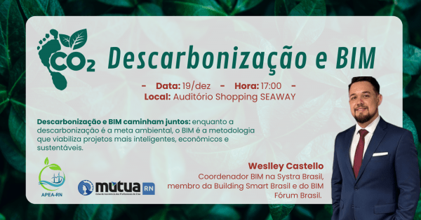 Imagem do evento Descarbonização e BIM