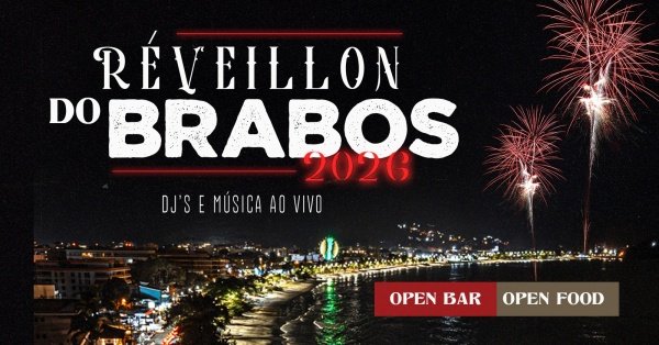 Imagem do evento Réveillon Brabos 2026 Open Food & Open Bar