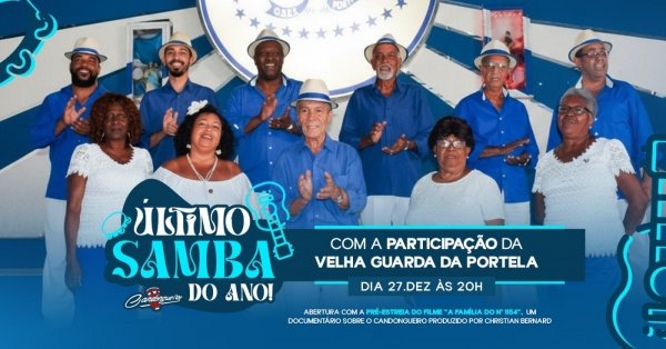 Imagem do evento ÚLTIMA RODA DO ANO - VELHA GUARDA DA PORTELA