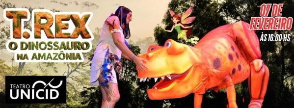 Imagem do evento T. Rex - O Dinossauro da Amazonia
