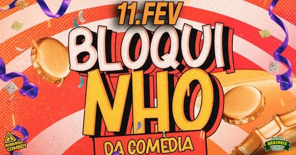 Imagem do evento BLOQUINHO DA COMÉDIA no Ribeirão Comedy