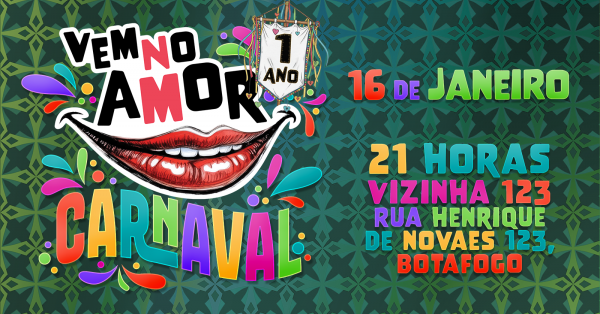 Imagem do evento Vem No Amor De Carnaval