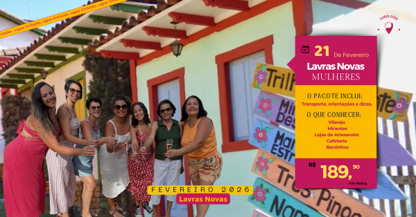 Imagem do evento Bate Volta Lavras Novas