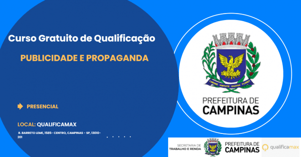 Imagem do evento CURSO DE PUBLICIDADE E PROPAGANDA - QUALIFICAMAX