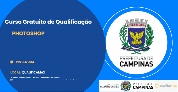 Imagem do evento CURSO DE PHOTOSHOP - QUALIFICAMAX