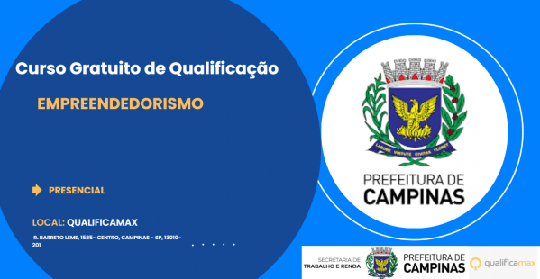 Imagem do evento CURSO DE EMPREENDEDORISMO - QUALIFICAMAX  