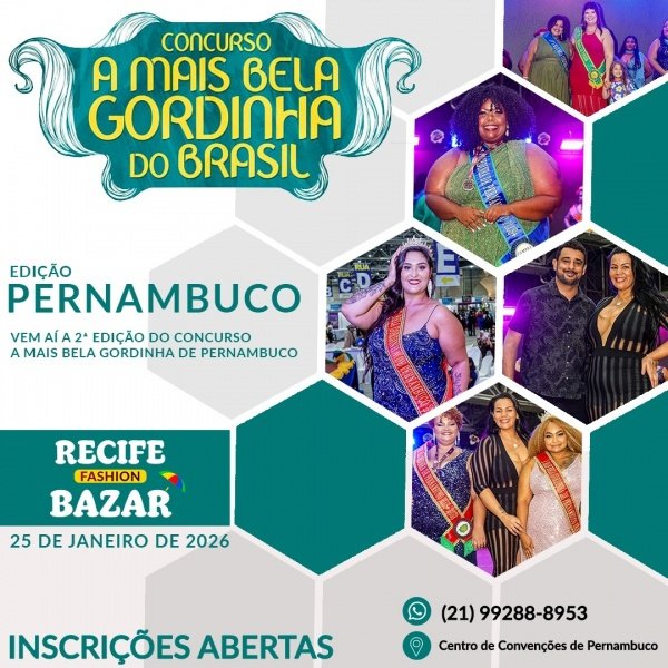 Imagem do evento Concurso A Mais Bela Gordinha de Pernambuco