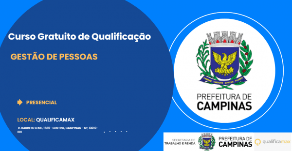 Imagem do evento GESTÃO DE PESSOAS  - QUALIFICAMAX