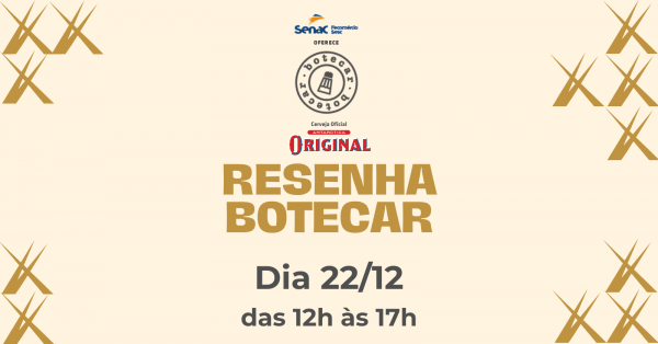 Imagem do evento RESENHA BOTECAR GOIÂNIA 2025