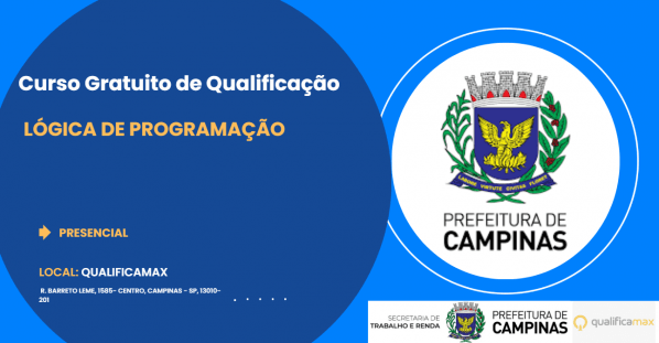 Imagem do evento LÓGICA DE PROGRAMAÇÃO - QUALIFICAMAX