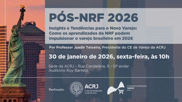 Imagem do evento Pós-NRF 2026: Insights e Tendências para o Novo Varejo