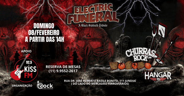 Imagem do evento Electric Funeral Black Sabbath Tributo Official Brazil