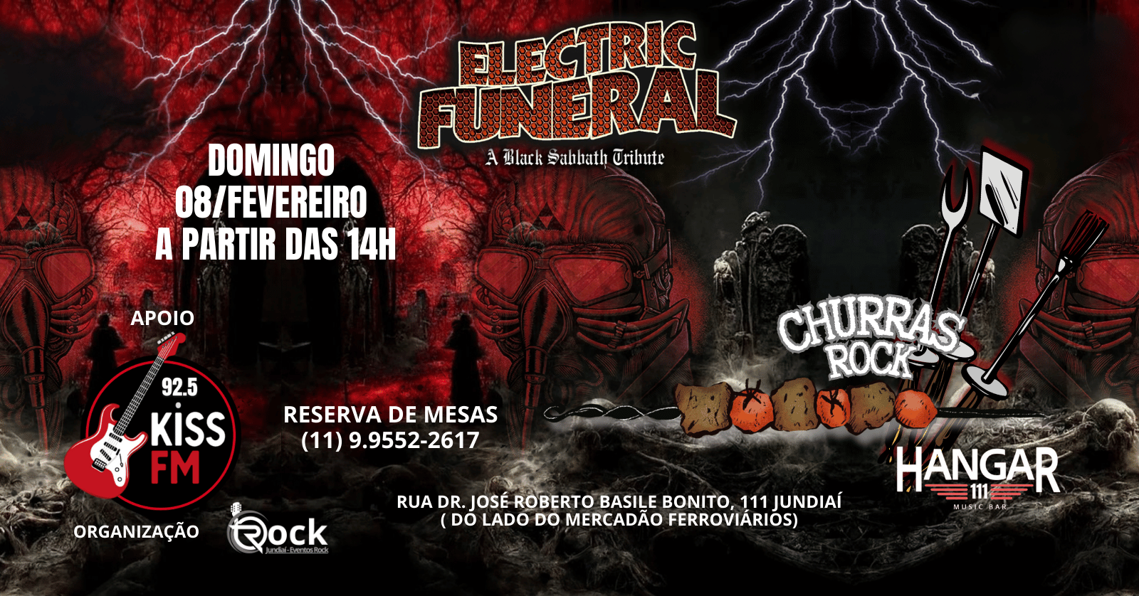 Electric Funeral Black Sabbath Tributo Official Brazil - Jundiaí, SP