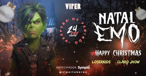 Imagem do evento NATAL EMO - UnHappy Christmas