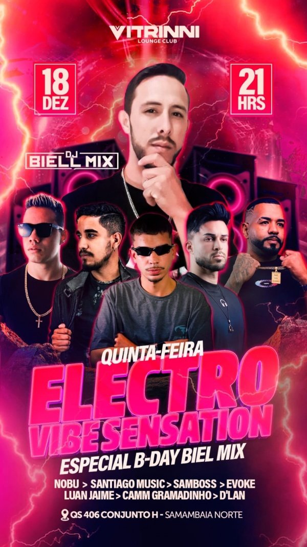 Imagem do evento Electro Vibe Sensation 2k25