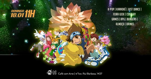 Imagem do evento ParáGeek Date - Digimon
