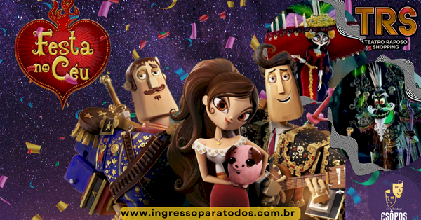 Imagem do evento Festa no Céu no Teatro Shopping Metrô Tatuapé