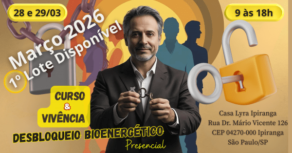 Imagem do evento DESBLOQUEIO BIOENERGÉTICO SISTÊMICO - 4ª edição (2026)