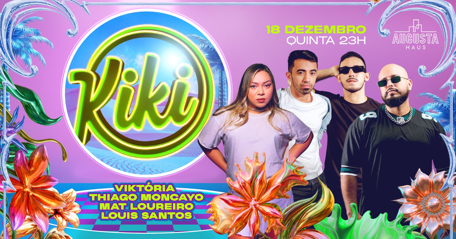 kiki291708オーダーページ KIKI | 18/DEZ em Manaus - Sympla