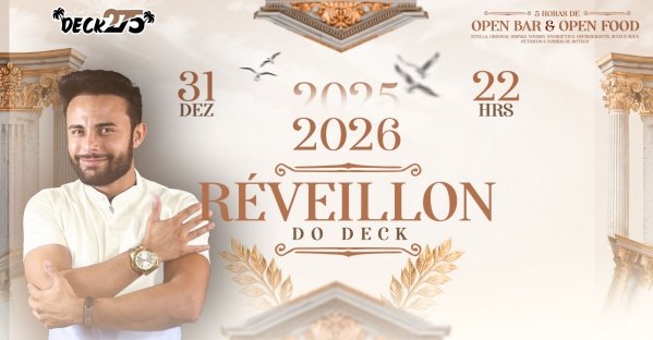 Imagem do evento REVEILLON 2026- DECK 275