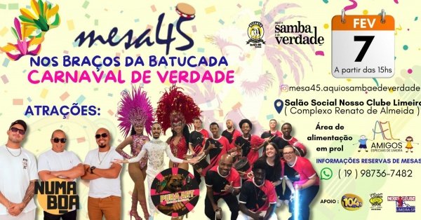 Imagem do evento Mesa 45