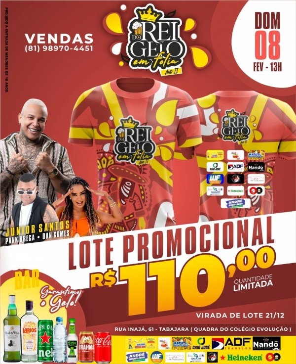 Imagem do evento REI DO GELO EM FOLIA - ANO 2