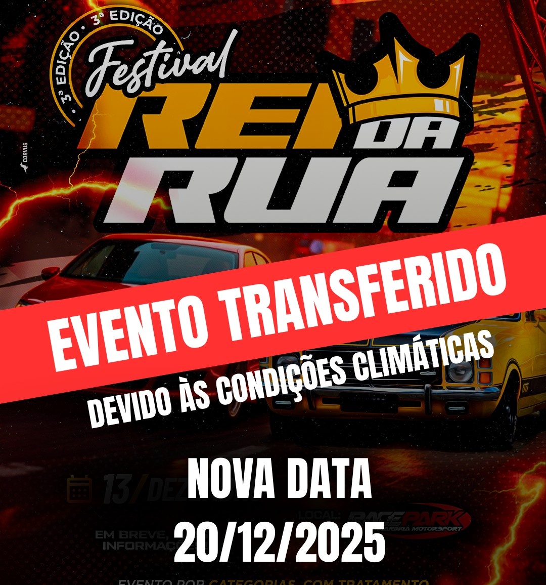 Image for the event: 3ª EDIÇÃO FESTIVAL REI DA RUA CARROS