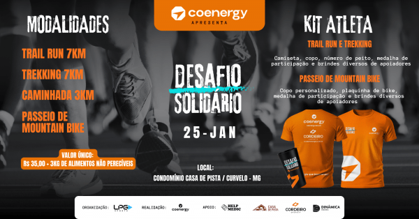 Imagem do evento 2º Desafio Solidário - Coenergy