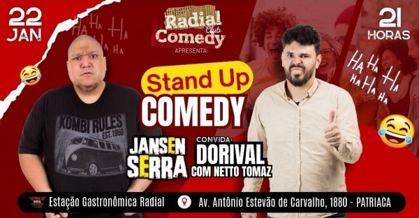 Imagem do evento Jansen Convida DORIVAL (NETTO TOMAZ) na Estação Gastronômica Radial (Zona Leste)