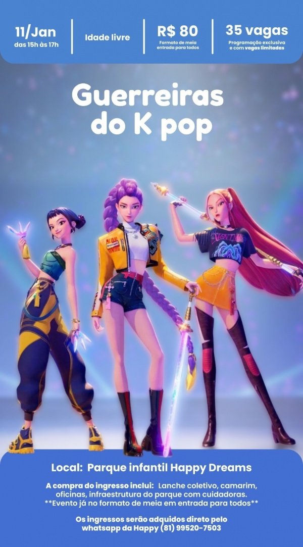 Imagem do evento Guerreiras do Kpop - 11/01