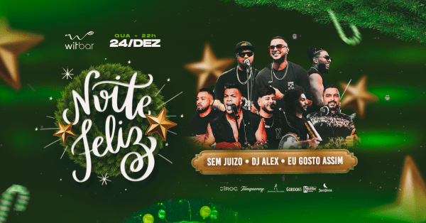 Imagem do evento NOITE FELIZ - NATAL NO WIT BAR