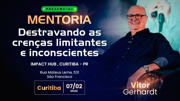 Imagem do evento MENTORIA - Destravando as crenças limitantes e inconscientes - Cada inscrição um Livro Propósito