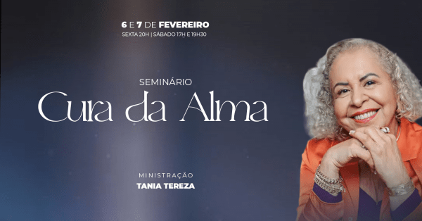 Imagem do evento Seminário Cura da Alma  com Tânia Tereza