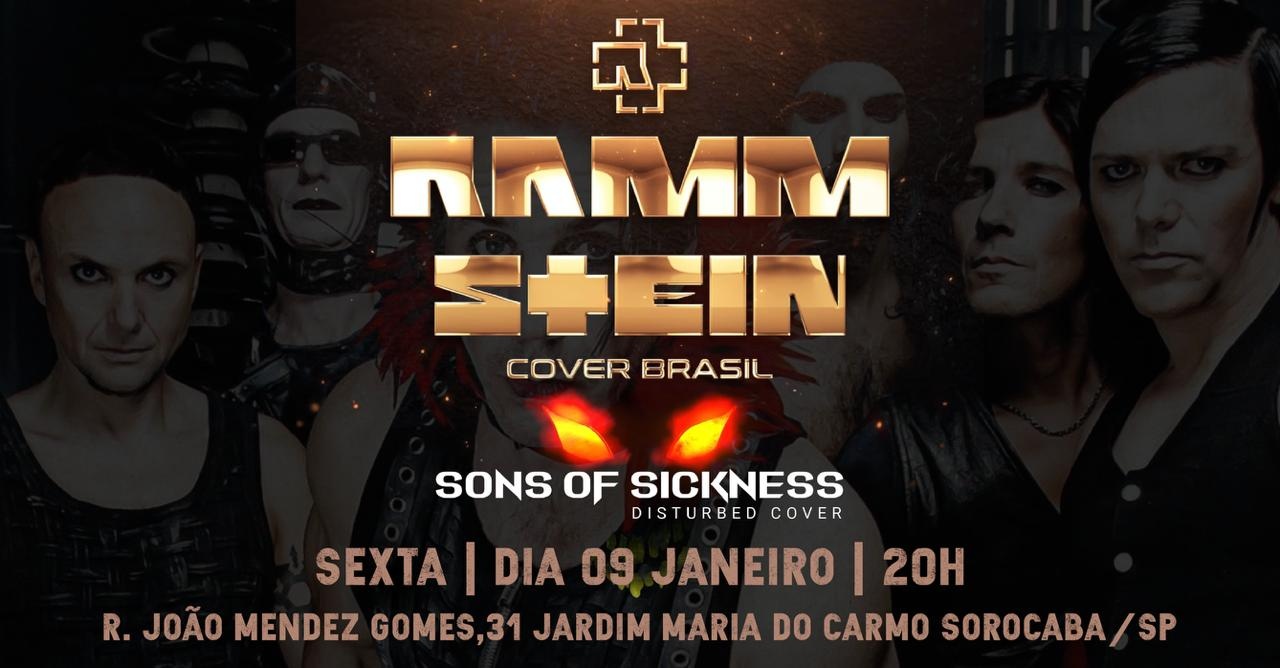 Rammstein Cover Brasil e Disturbed Cover em Sorocaba