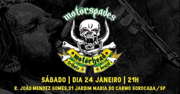 Imagem do evento MOTÖRSPADES (MOTÖRHEAD TRIBUTE BRAZIL) EM SOROCABA