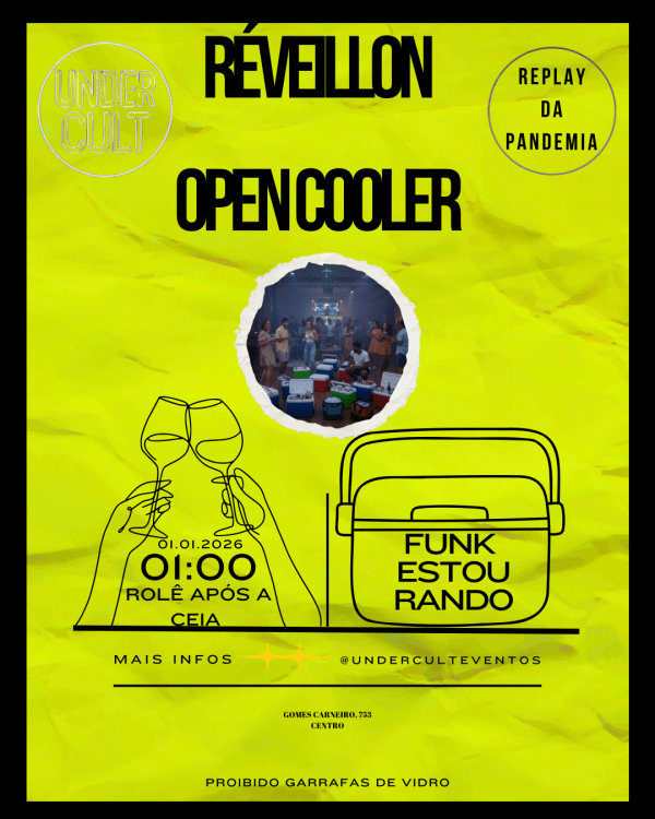 Imagem do evento RÉVEILLON OPEN COOLER - REPLAY DA PANDEMIA