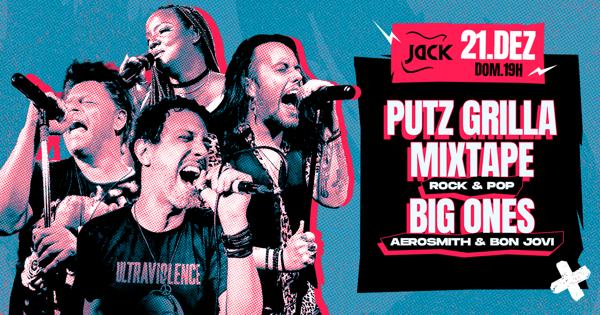 DOMINGO JACK! PUTZ GRILLA + MIXTAPE (ROCK & POP) + BIG ONES (AEROSMITH & BON JOVI)