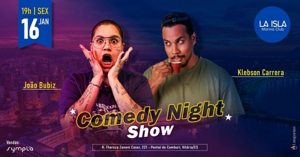 Imagem do evento Comedy Night Show - LA ISLA MARINA CLUB