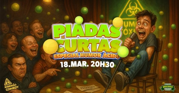 Imagem do evento HUMOR ÁCIDO no Ribeirão Comedy