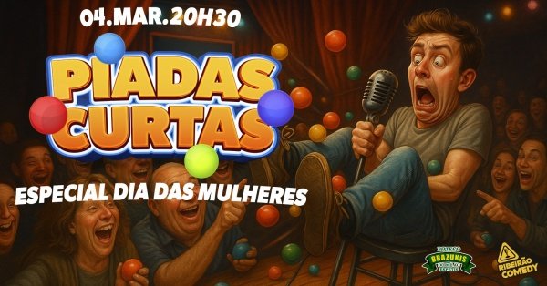 Imagem do evento ESPECIAL DIA DAS MULHERES no Ribeirão Comedy