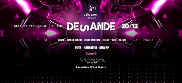 Imagem do evento Desande Show Case no Geronimo