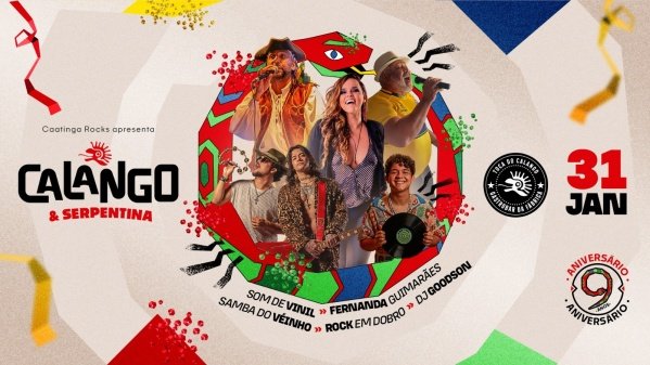 Imagem do evento Calango & Serpentina - 09 anos de Caatinga Rocks