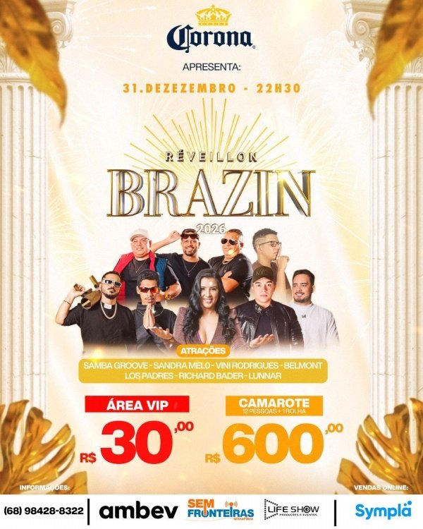 Imagem do evento RÉVEILLON BRAZIN