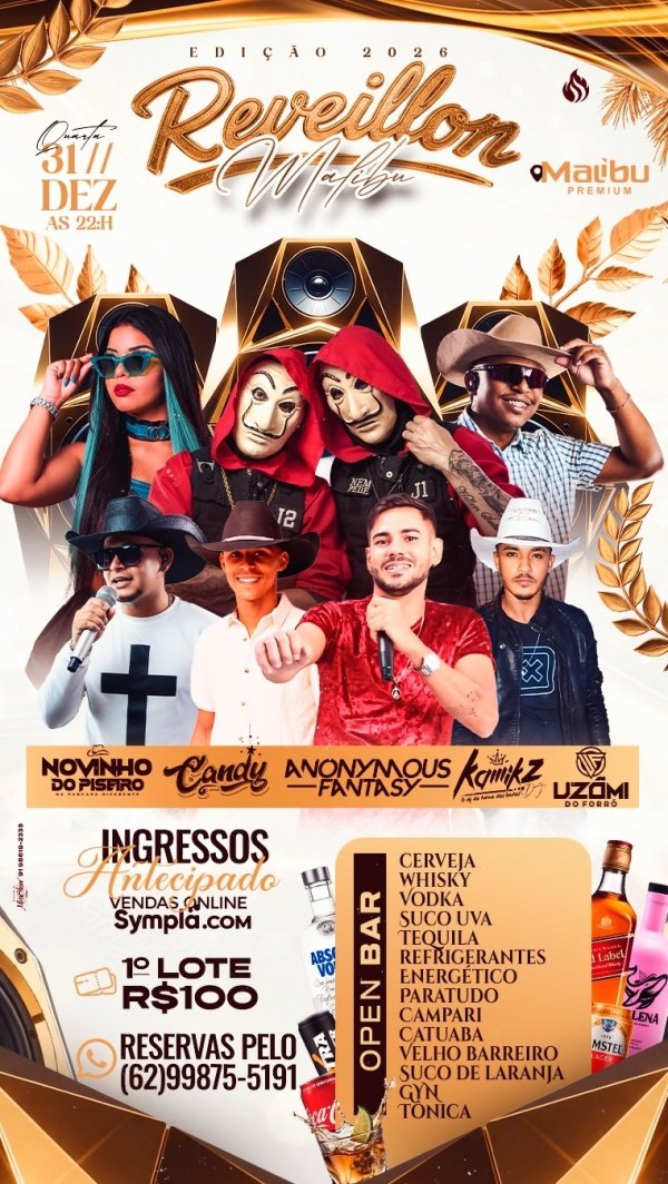 Imagem do evento Reveillon 2026 Open bar