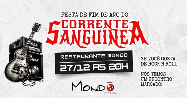 Imagem do evento Festa de Fim de Ano do Corrente Sanguinea