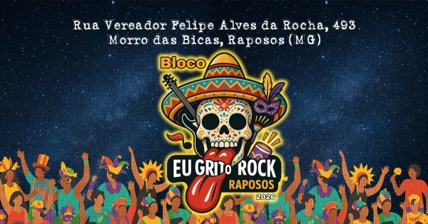 Imagem do evento Bloco Eu Grito Rock Raposos 2026