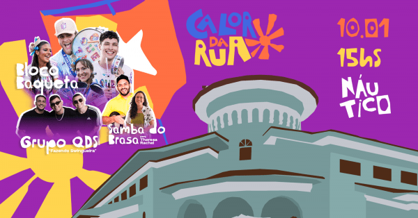 Imagem do evento CALOR DA RUA - O PRÉ DO PRÉ DO BAQUETA - 10/01